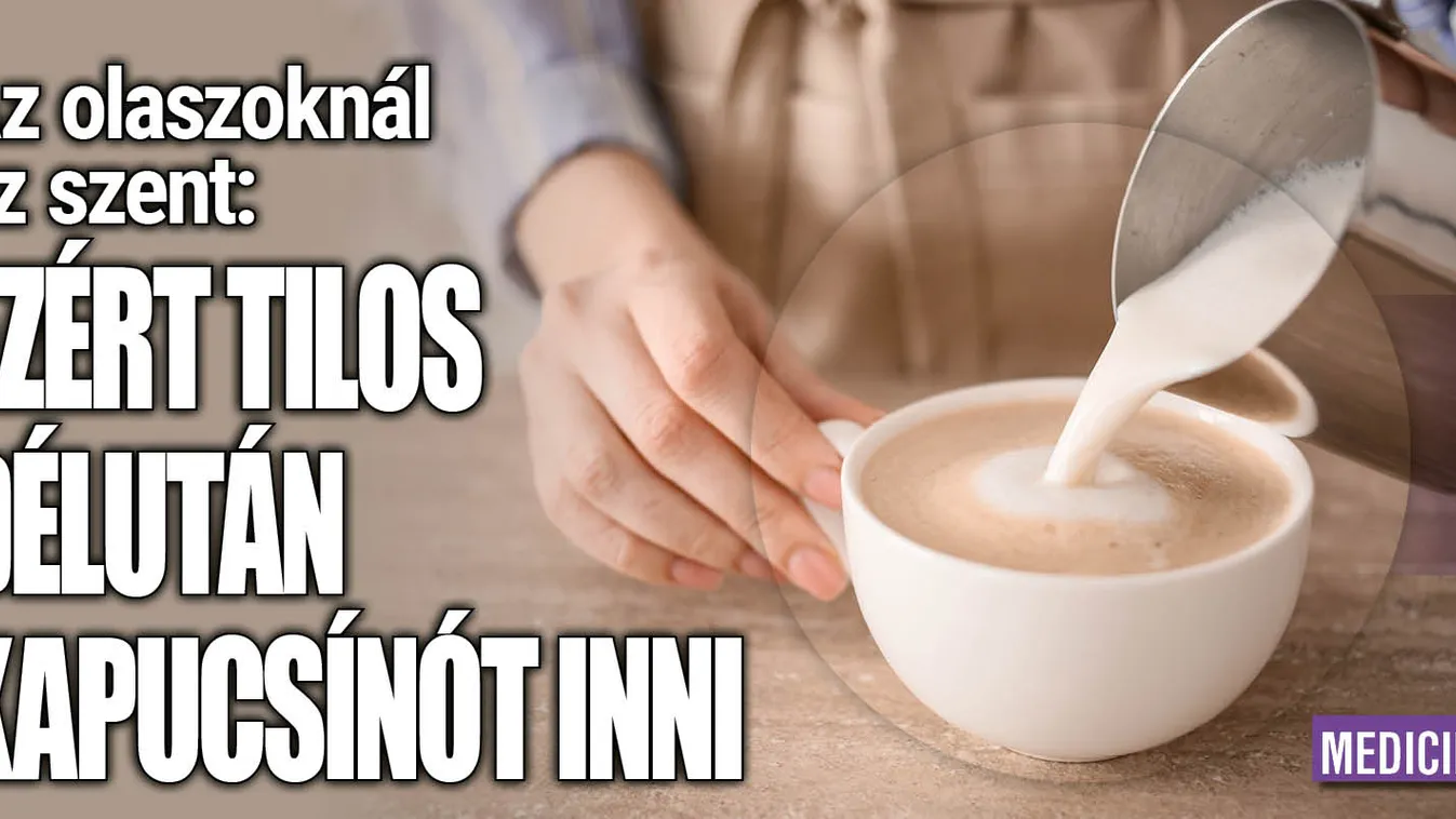 Az olaszoknál ez szent: ezért tilos délután kapucsínót inni