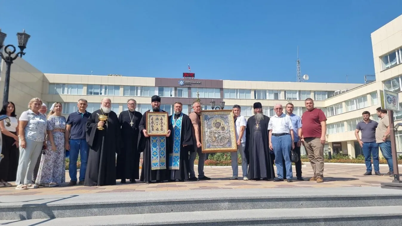 Ortodox papok felszentelték a kurszki atomerőművet