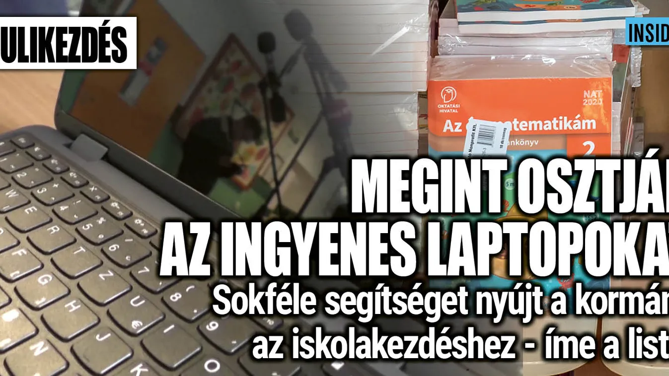 Az ingyen tankönyv mellé laptop is jár: mutatjuk, kiknek