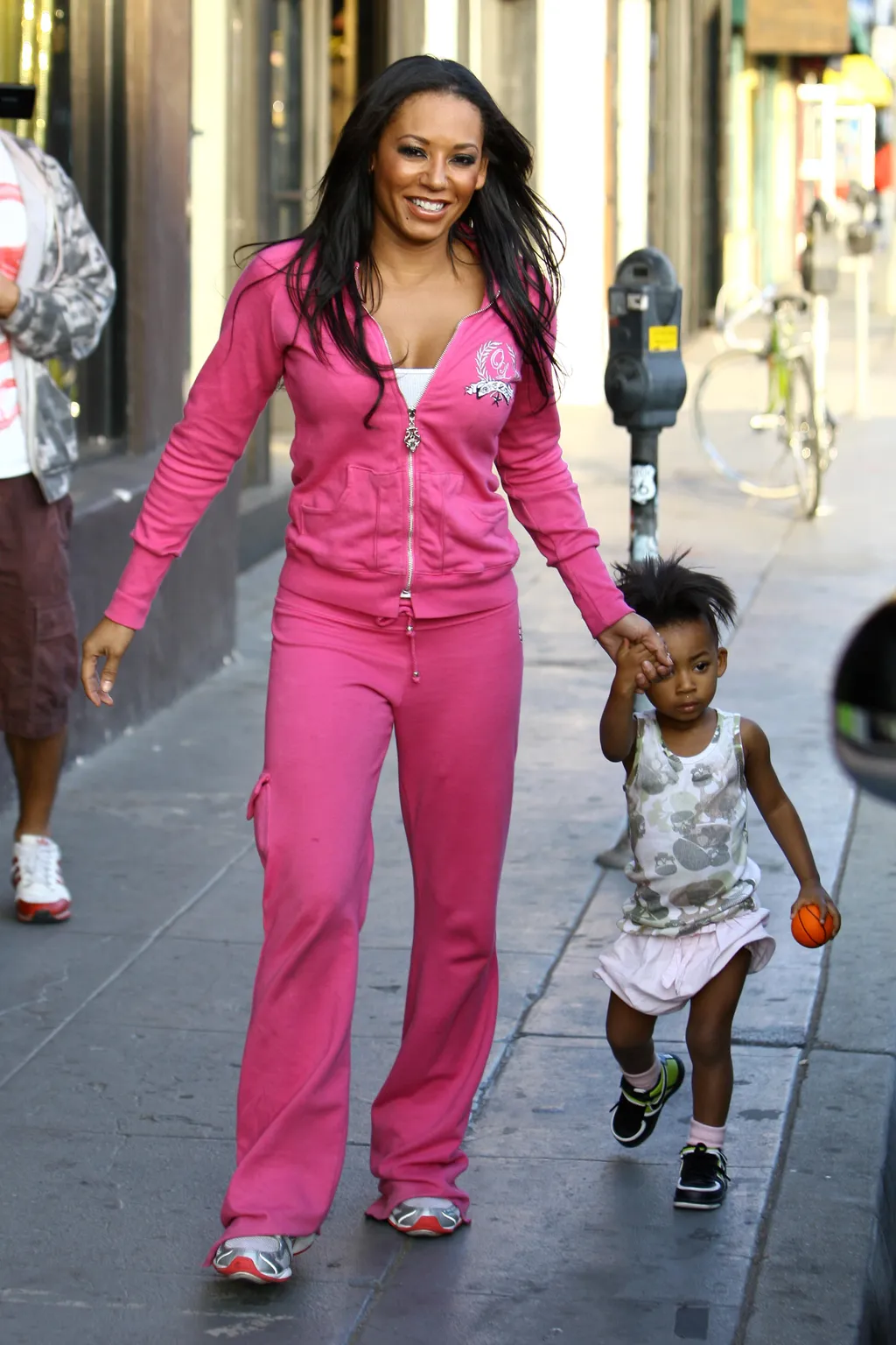 Exclusive...Mel B's daughter Angel Iris is sporting a new mohawk