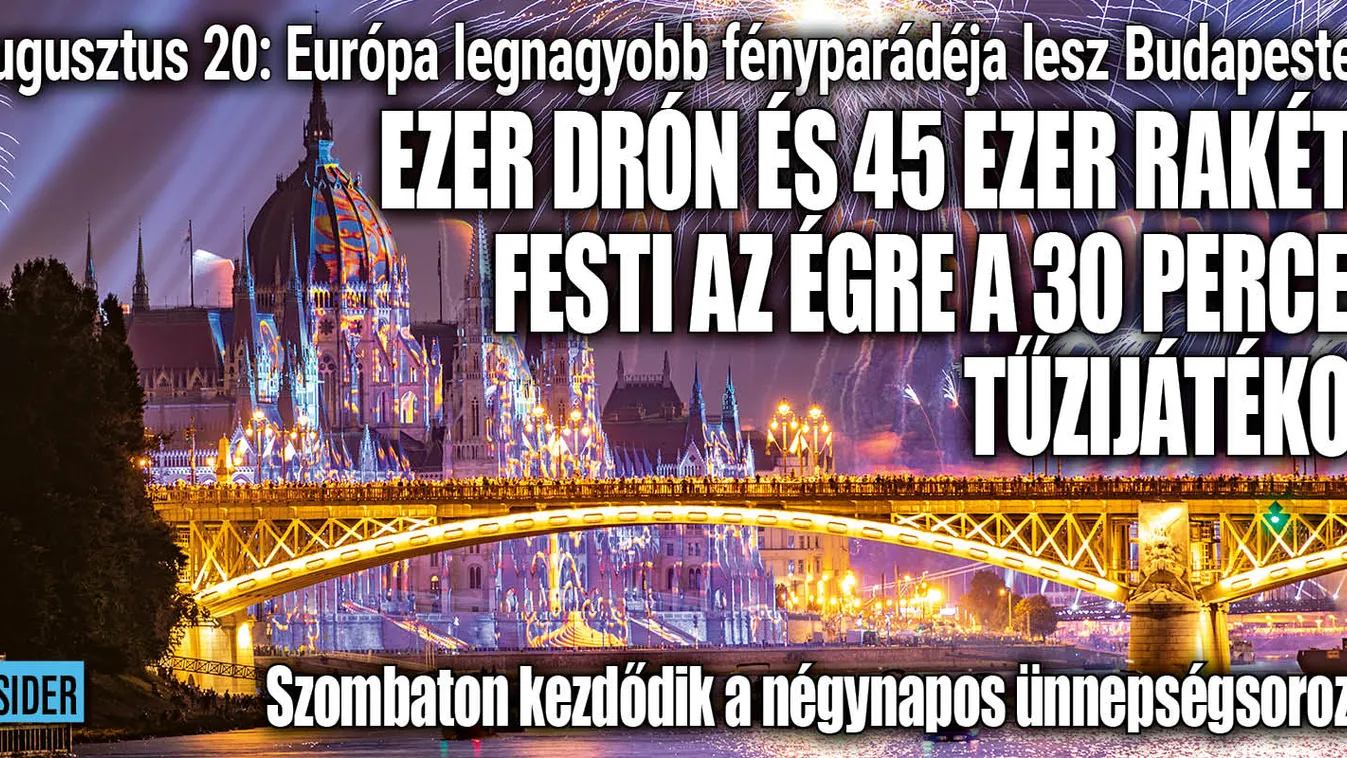 Ezer drón: minden eddigit felülmúló tűzijáték lesz az idei