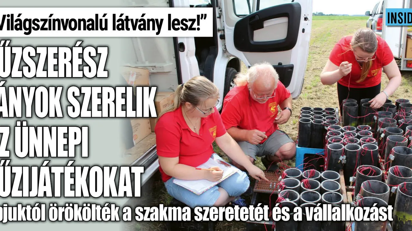Mária és három lánya vette át a pirotechnikai céget