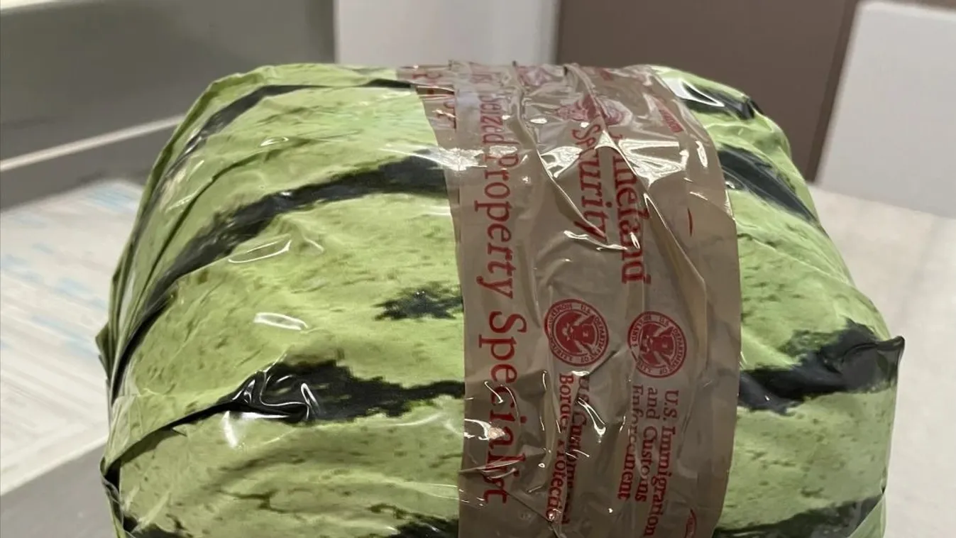 Görögdinnyének álcázott kábítószert fogtak a vámosok