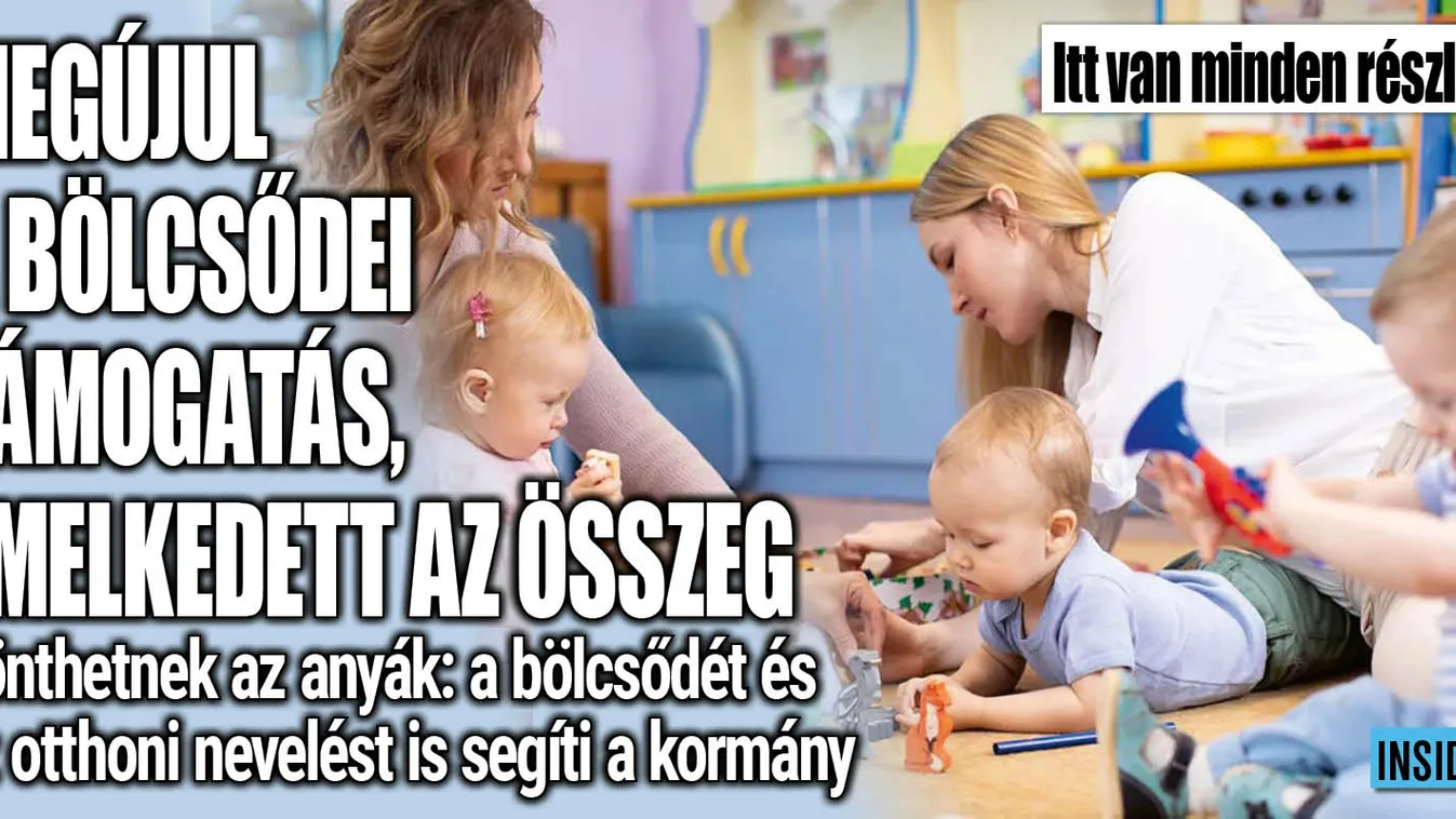 Ősztől újra igényelhető bölcsődei támogatás