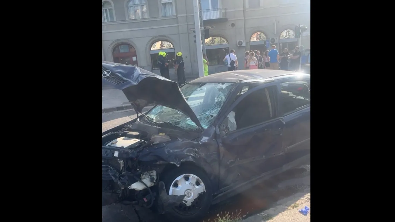 Brutális baleset történt Budapesten, kilencen sérültek meg