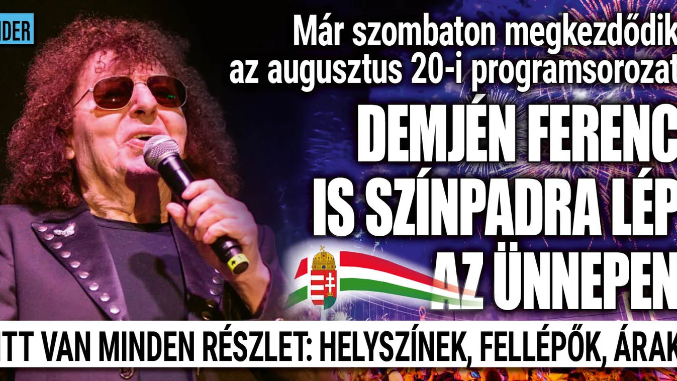 Újabb részletek az augusztus 20-i négynapos programról