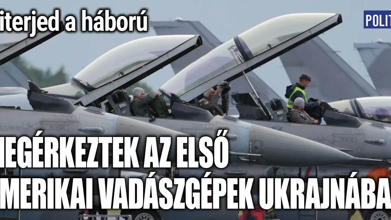 Megérkeztek az első amerikai vadászgépek Ukrajnába