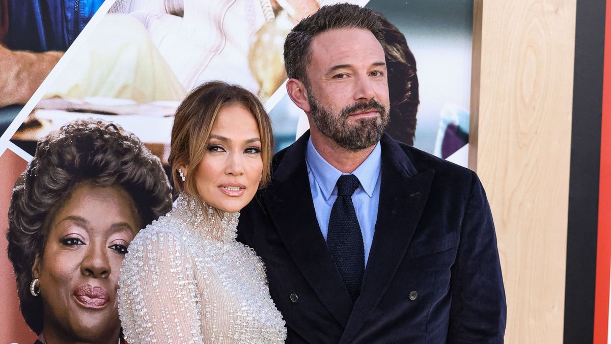 Jennifer Lopez and husband Ben Affleck arrive at the World Premiere Of Amazon Studios' 'Air'