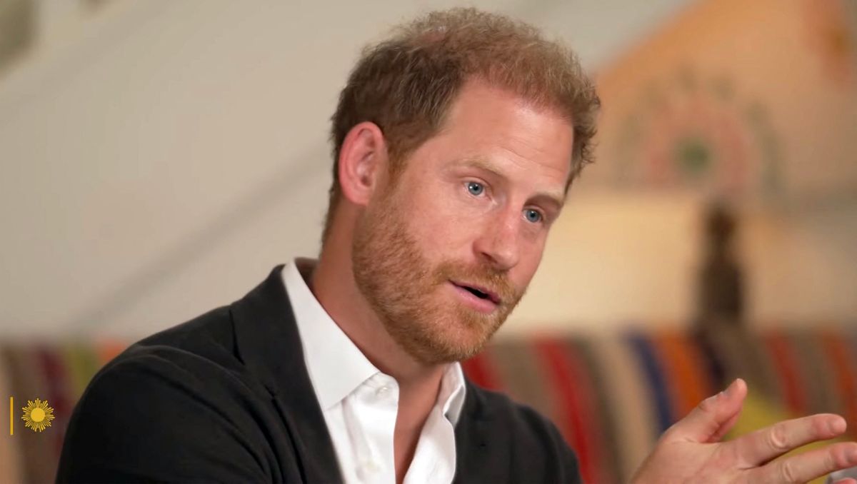 Le prince Harry, duc de Sussex et Meghan Markle, duchesse de Sussex, lors d'une interview pour l'émission CBS News Sunday Morning