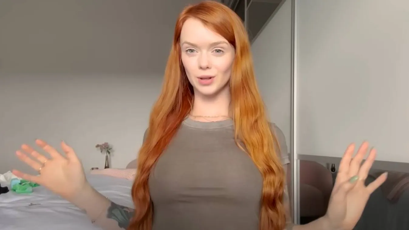 Igéző szemekkel és kivillanó mellbimbókkal csábít a bombázó