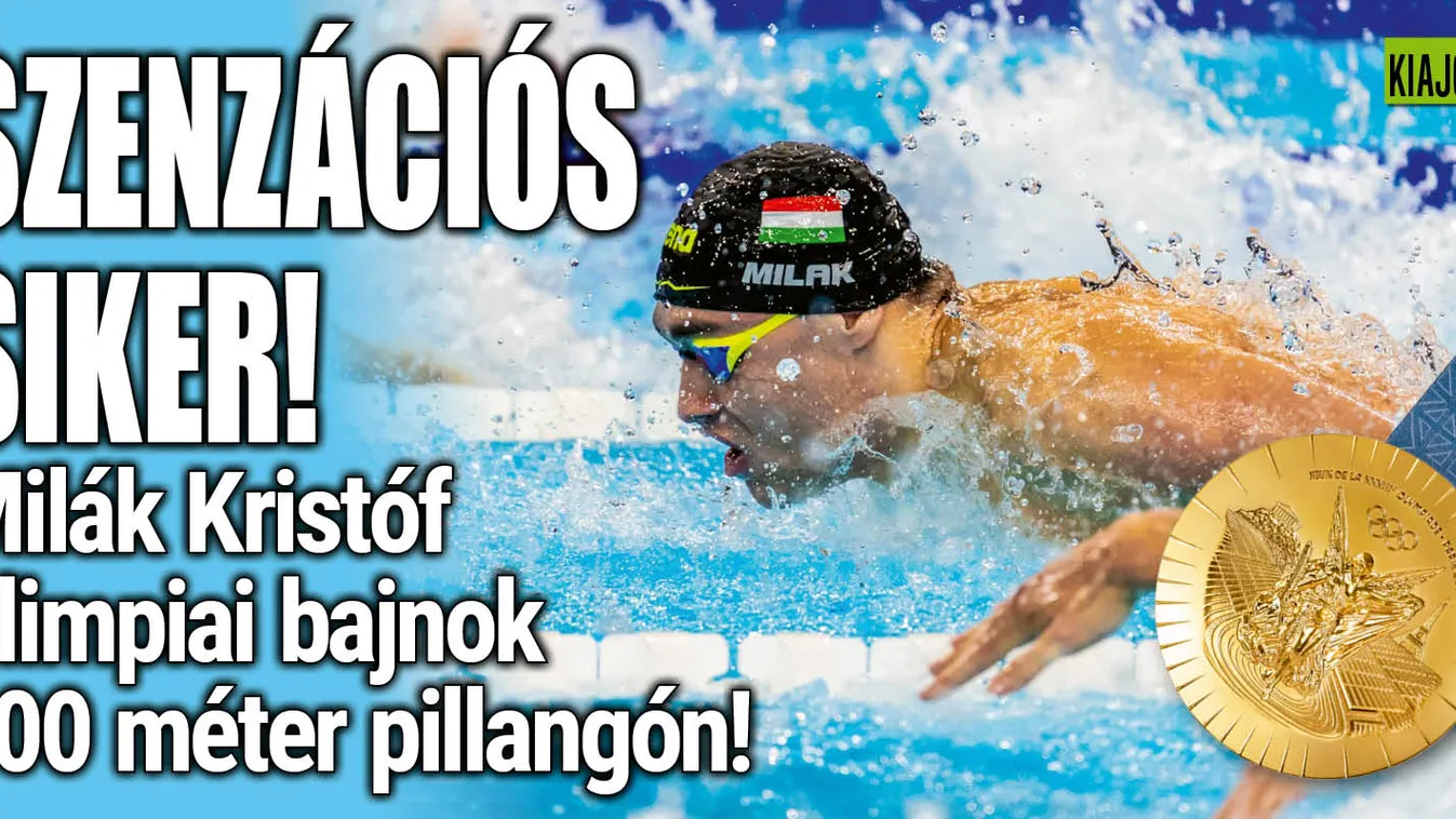 Milák Kristóf szenzációs úszással olimpiai bajnok lett!