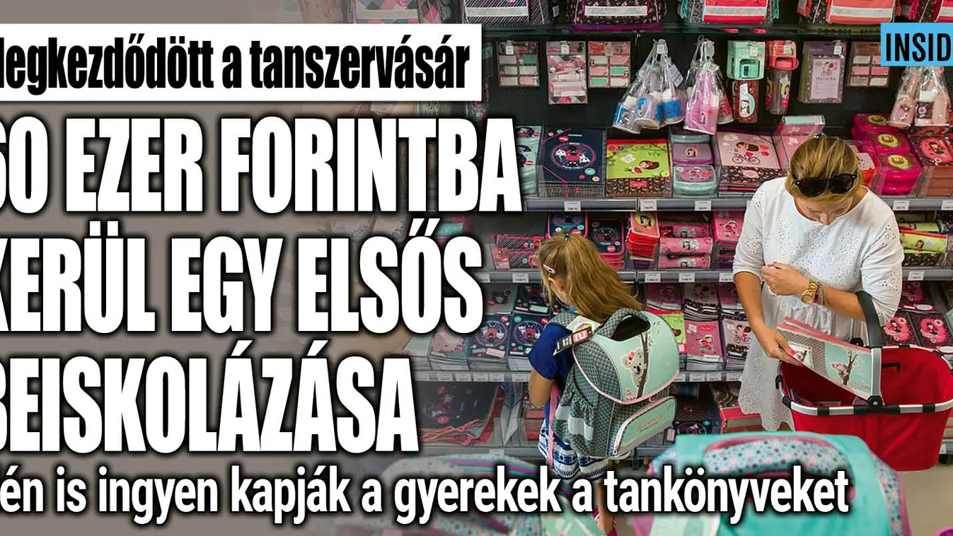 Mennyibe kerül idén egy elsős beiskolázása? Íme az idei árak