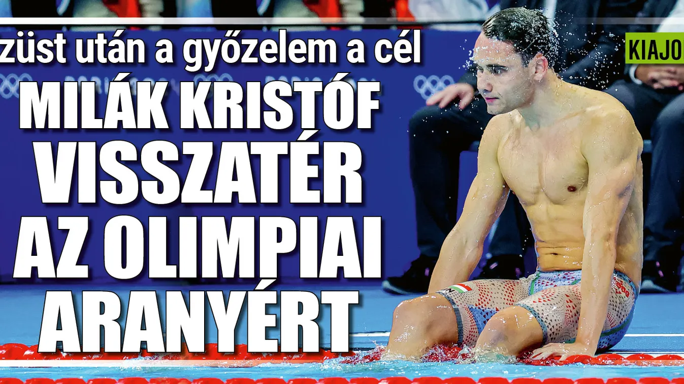Milák Kristóf visszatér, újra az aranyéremért úszik