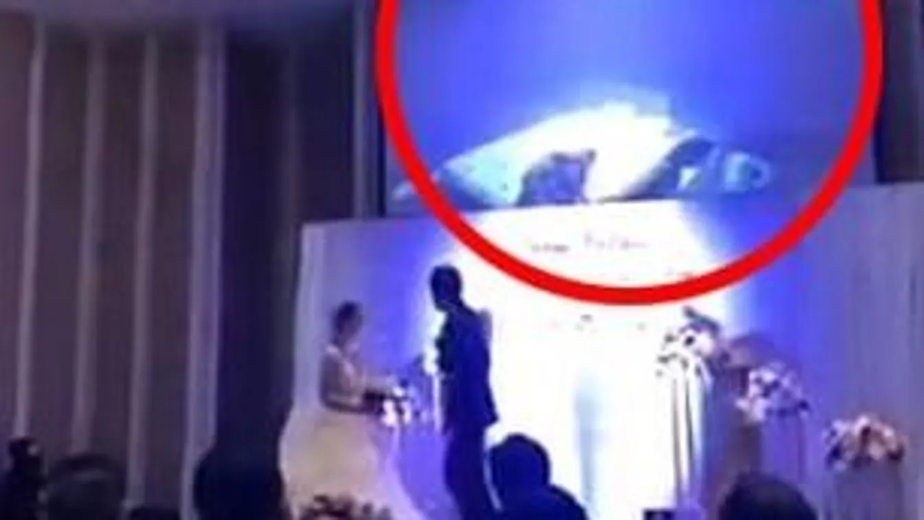 Sokkoló jelenetek zajlottak le egy házaspár esküvőjén