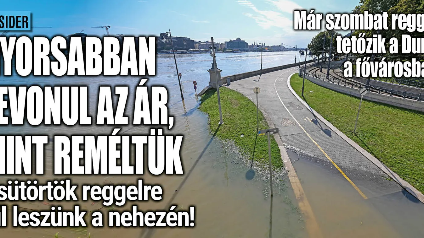 Csütörtökre mindenhol megkezdődik az apadás