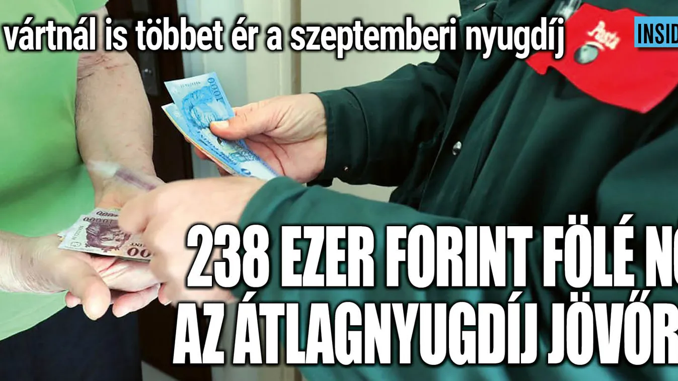 Kiderült: infláció fölötti juttatást kapnak a nyugdíjasok