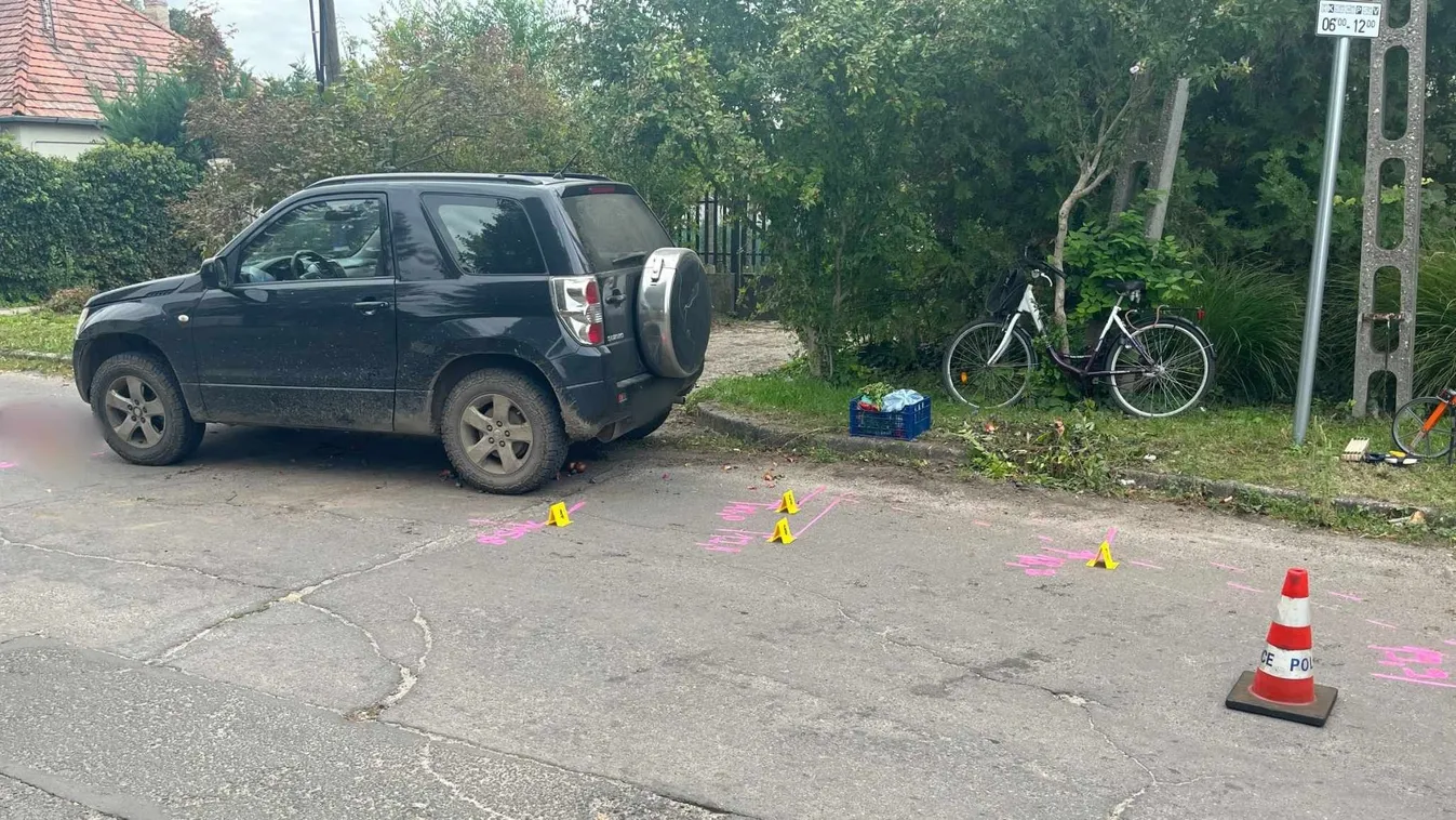 Terepjáró gyűrt maga alá egy nyugdíjas biciklist Albertirsán