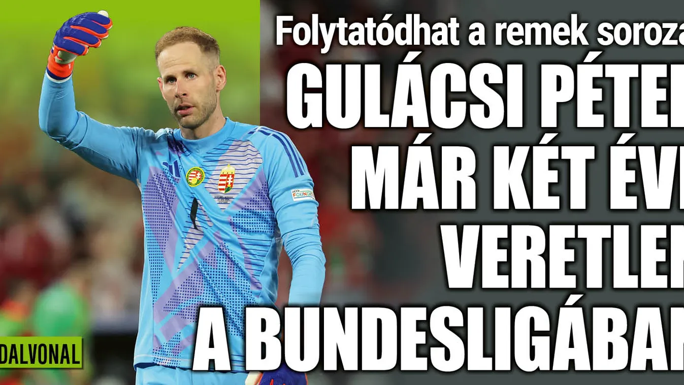 Elképesztő adat, Gulácsi Péter két éve nem tud veszíteni