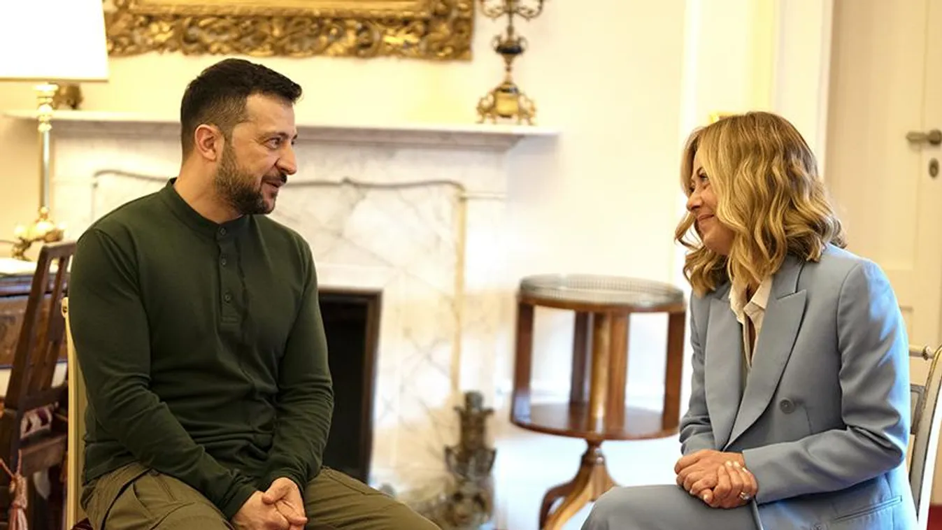 Erről tárgyalt Zelenszkij Melonival