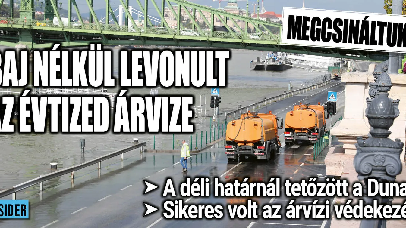 Árvíz: gond nélkül átvonult az országon az árhullám