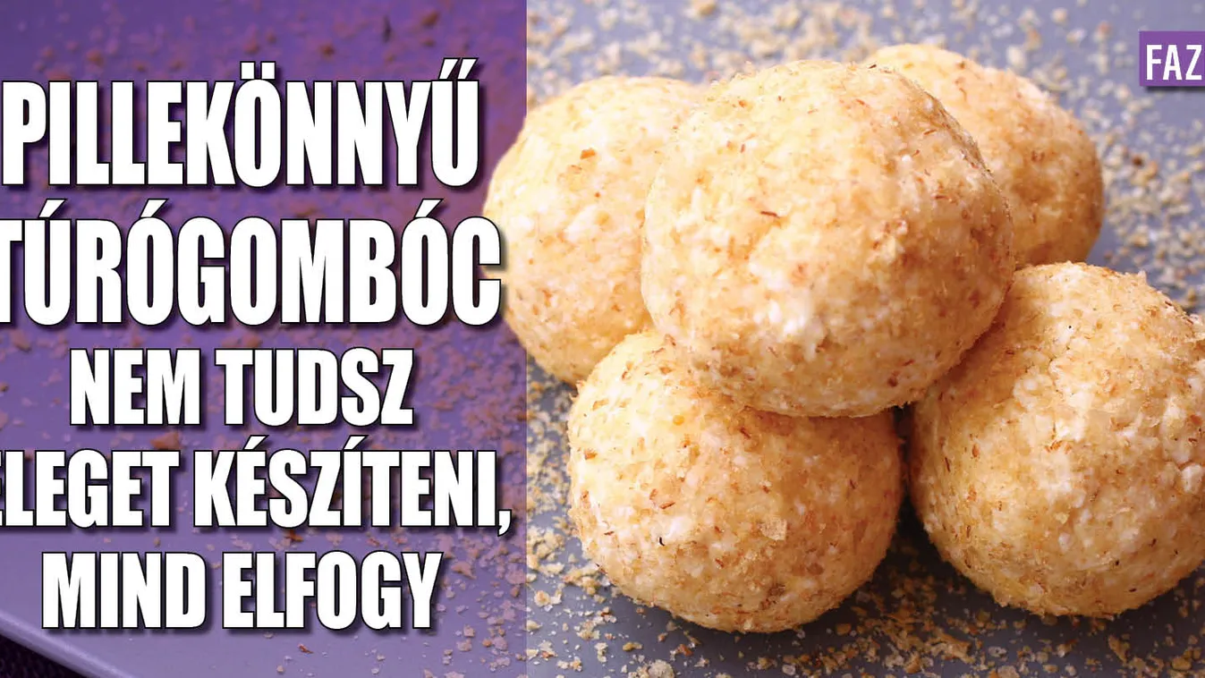 Pillekönnyű túrógombóc: nem tudsz eleget készíteni belőle