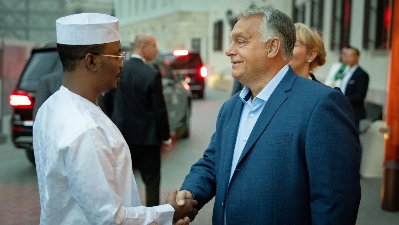 Orbán Viktor Csád elnökét fogadta Budapesten