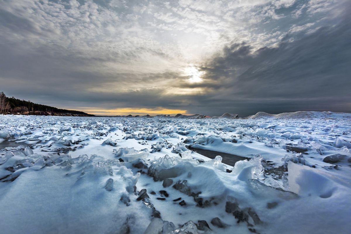 The,Beginning,Of,The,Ice,Age,On,The,Ob,River