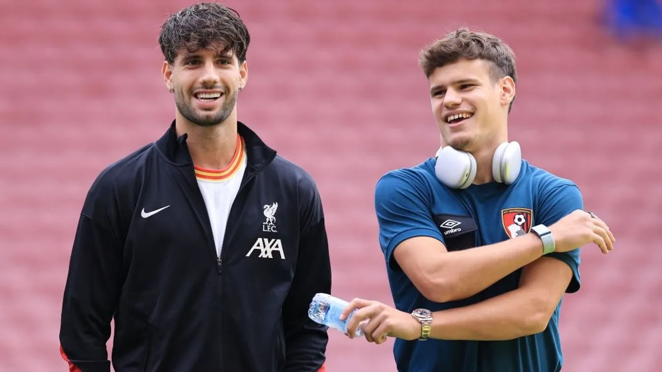 Szoboszlai Dominik nagyon is örülne, ha a Liverpolban is együtt játszhatna Kerkez Milossal (jobbra)