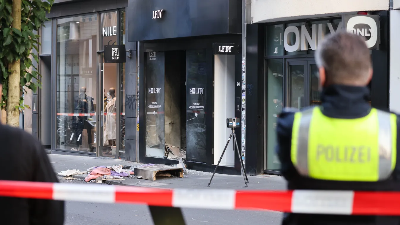 Robbanás történt Kölnben