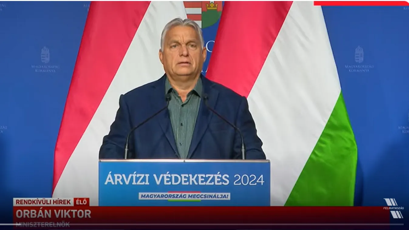 Íme Orbán Viktor legfontosabb bejelentései az Árvízinfón