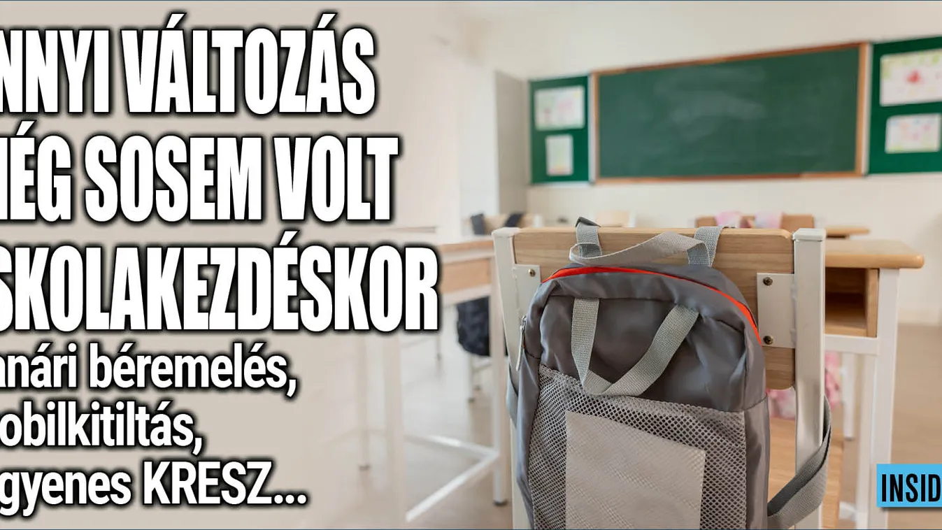 Rengeteg a változás az iskolakezdéssel, íme a részletek