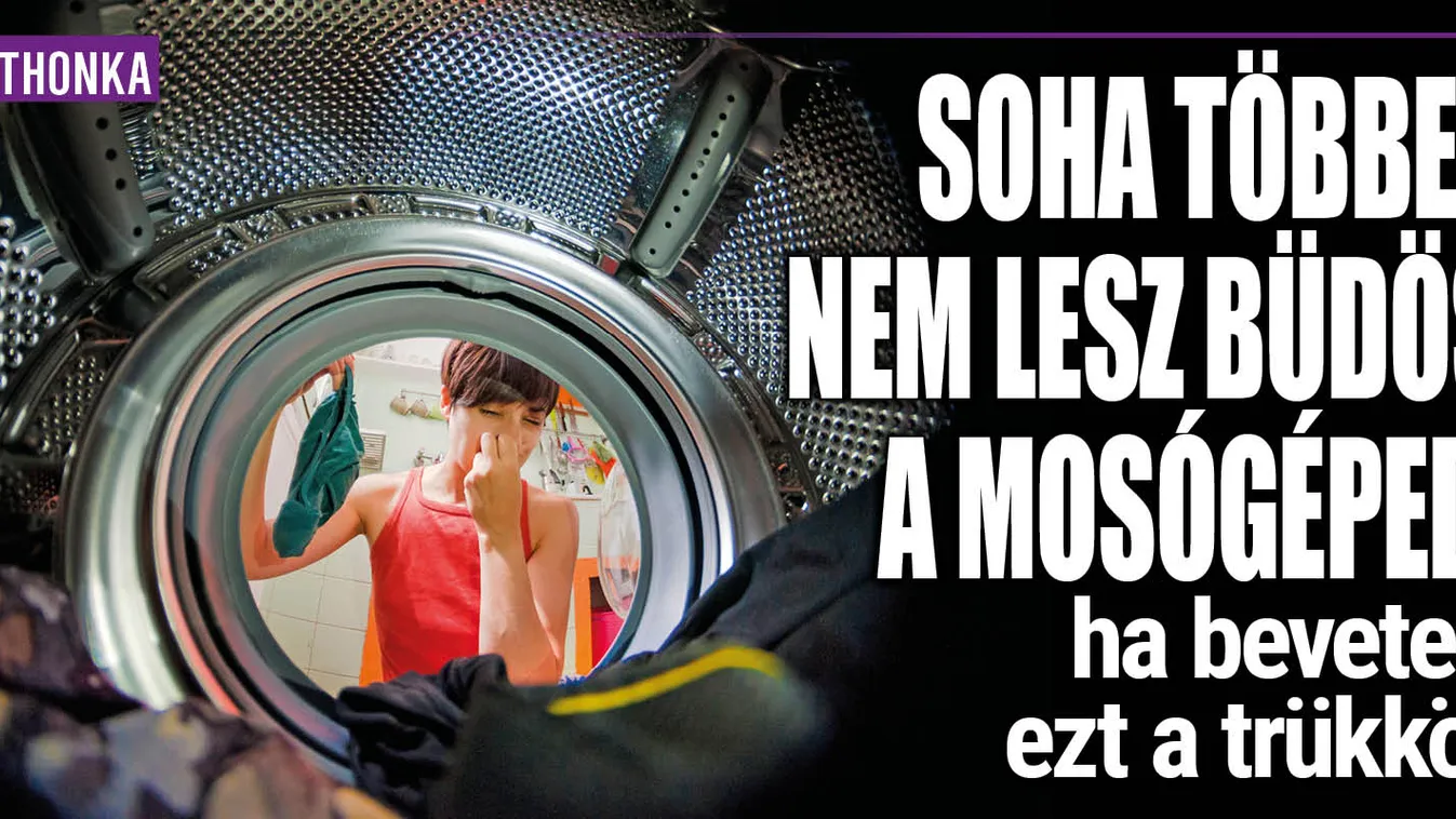 Soha többet nem lesz büdös a mosógéped ezzel a trükkel