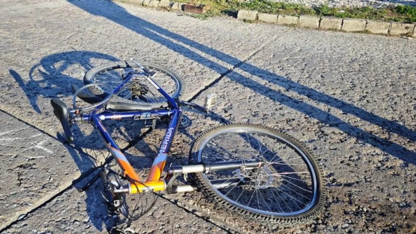 Horror Szombathelyen: biciklis csúszott a kamion alá