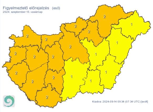 eső időjárás csapadék ősz