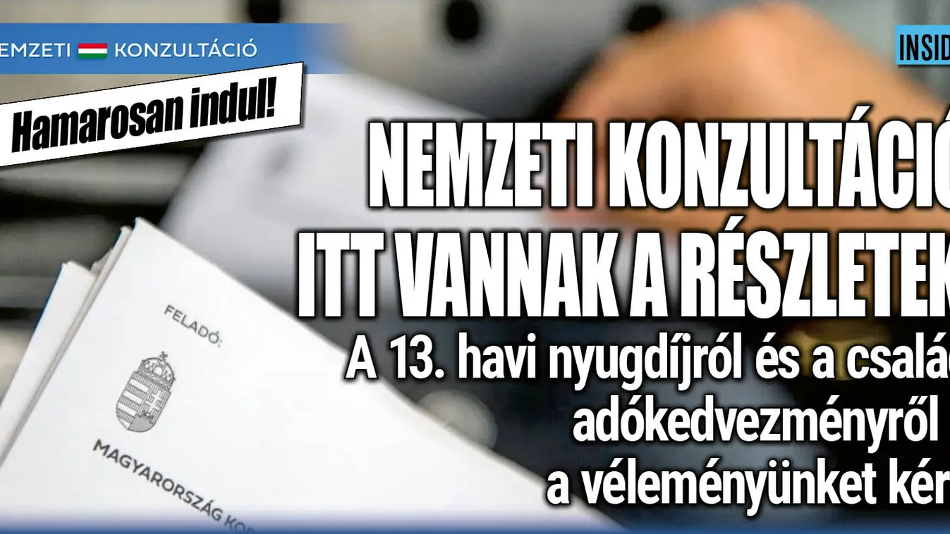 Nemzeti konzultáció: mutatjuk a konkrét témákat