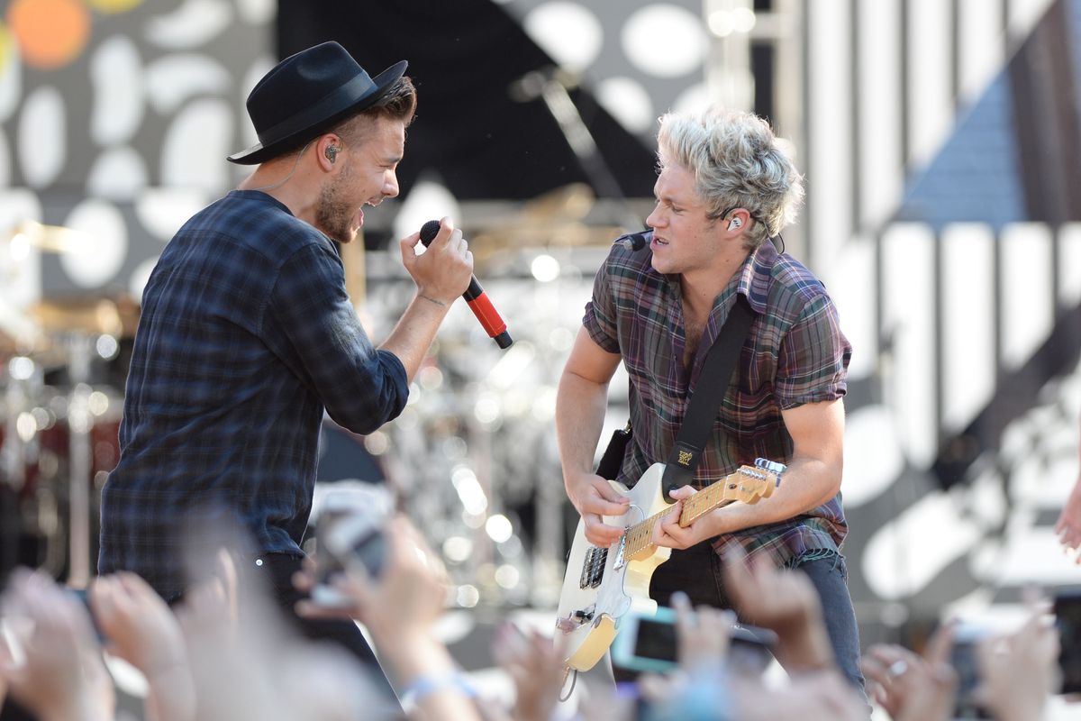 One Direction Performing on GMA , 080415 Liam Payne, Niall Horan