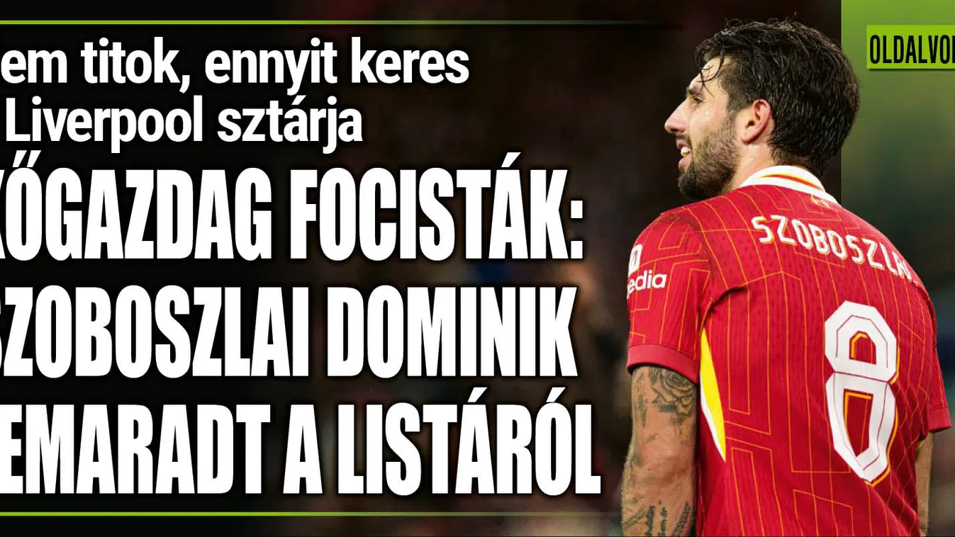 Ide tart Szoboszlai is: ők a világ legtöbbet kereső focistái