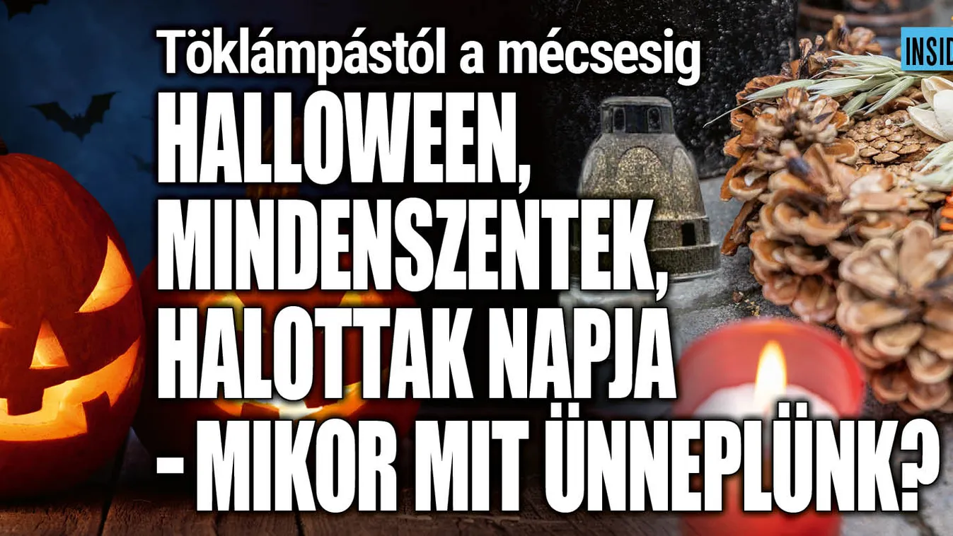 Melyik mikor van: halottak napja, mindenszentek és halloween