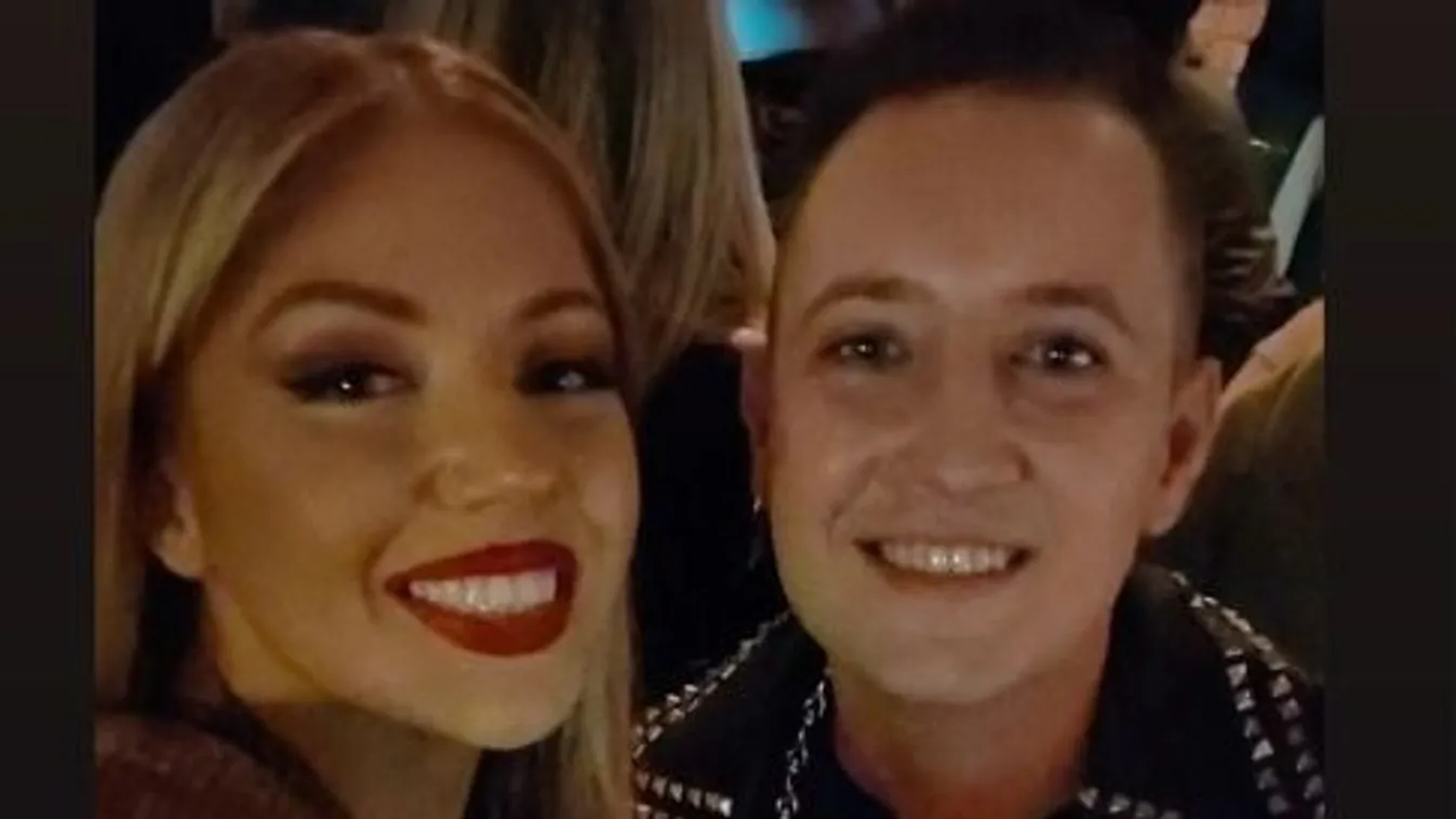 Így bulizott együtt Peter Srámek és Tolvai Reni