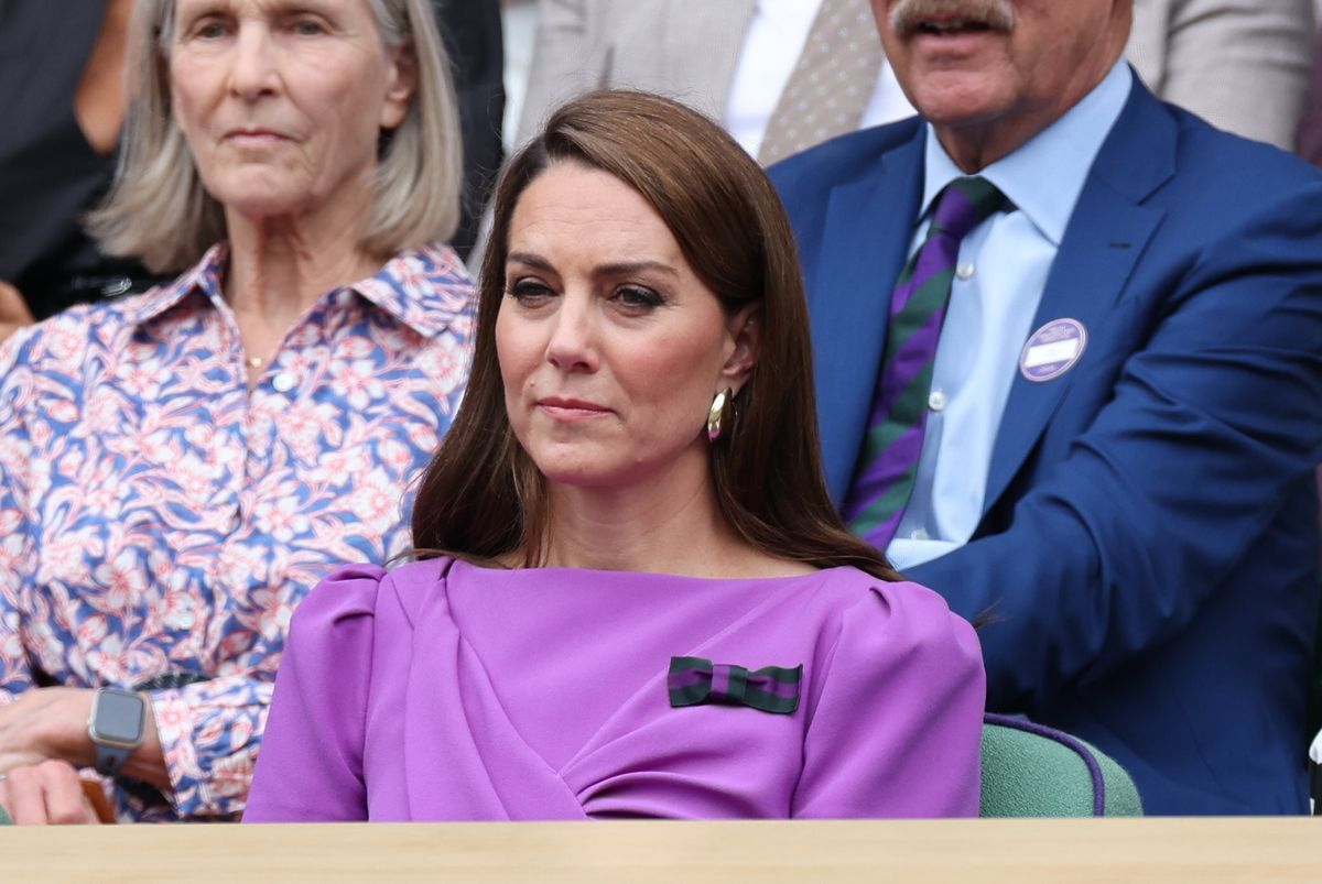 The Princess of Wales and Princess Charlotte at 2024 Wimbledon - Day Fourteen