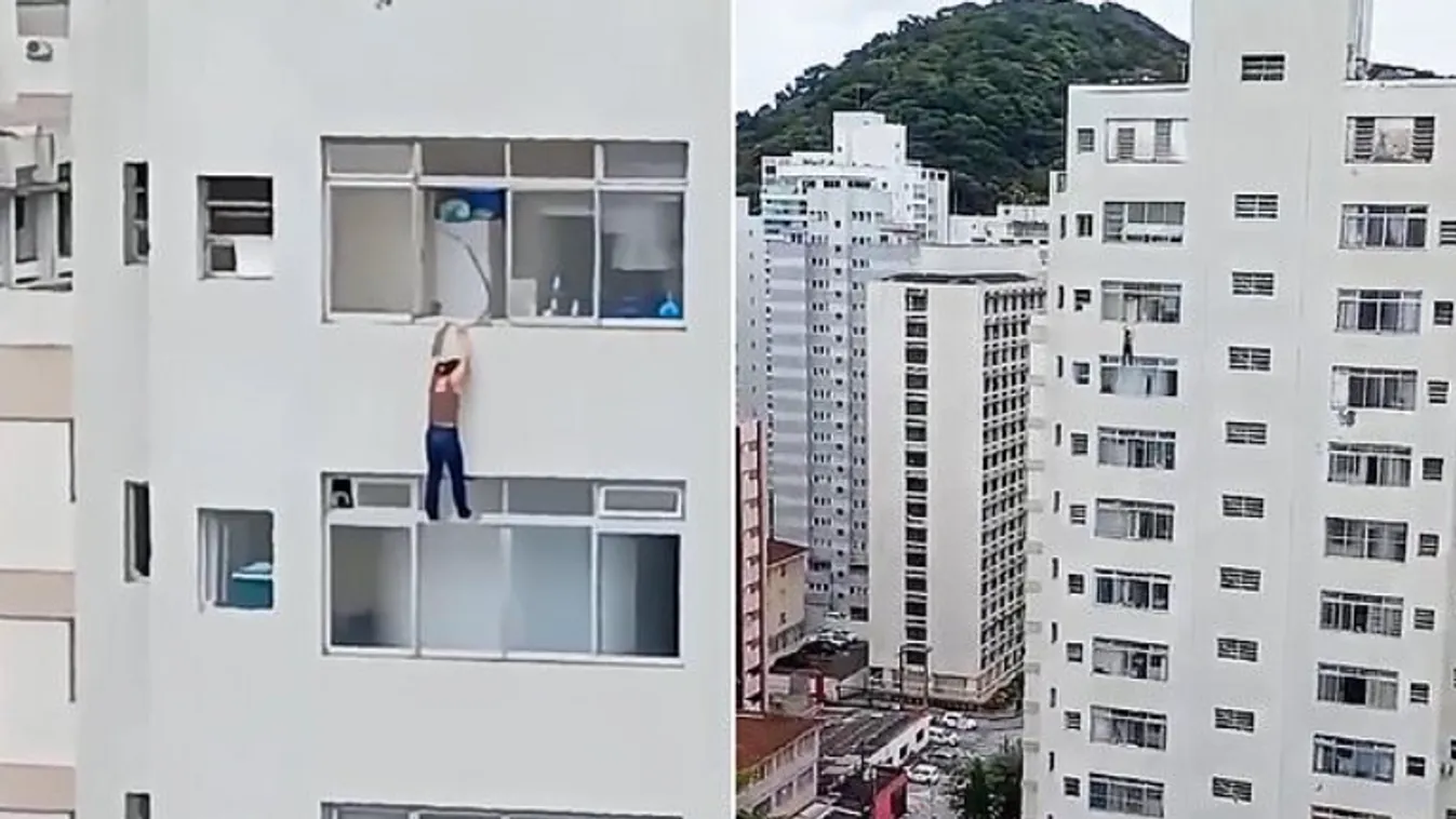 16 emelet magasban lógott a bajba került takarítónő