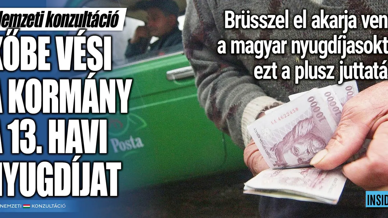 Gazdaságvédelmi akcióterv: ez lehet a 13. havi nyugdíj sorsa