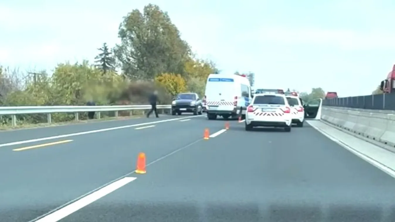 Forgalommal szemben menekült a bevadult sofőr az M3-ason
