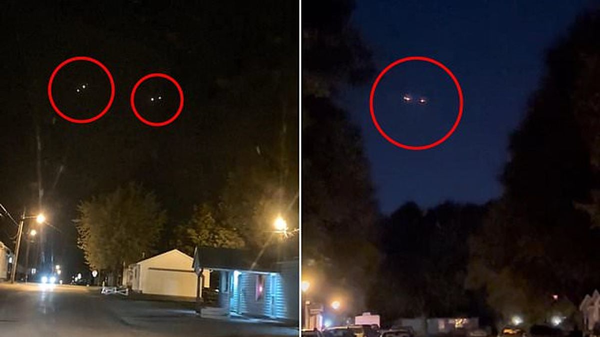 Hat sárgán villogó UFO keltett pánikot: „Tényleg nem szívesen fekszem le aludni” - Fotó