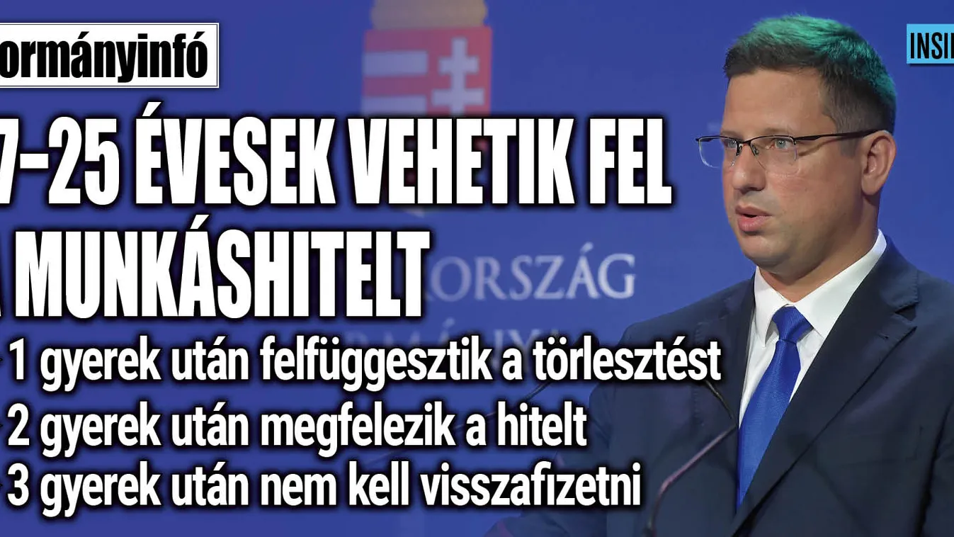 Itt vannak a kormány bejelentései, ez történt a kormányinfón