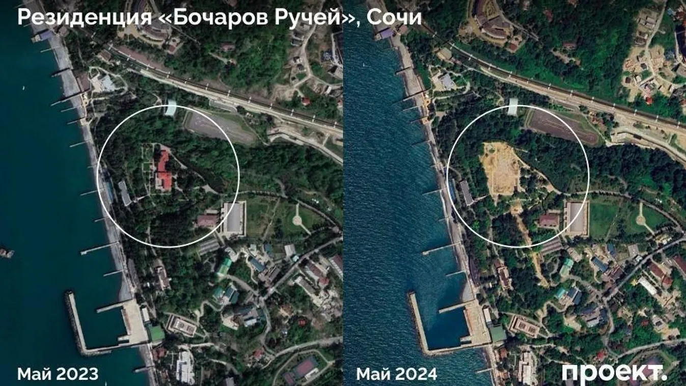 Mi történt? A földdel vált egyenlővé Putyin rezidenciája