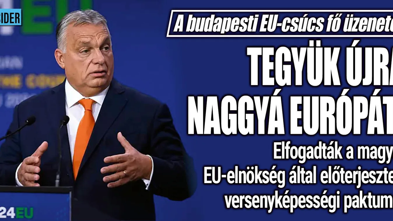 Tegyük újra naggyá Európát!