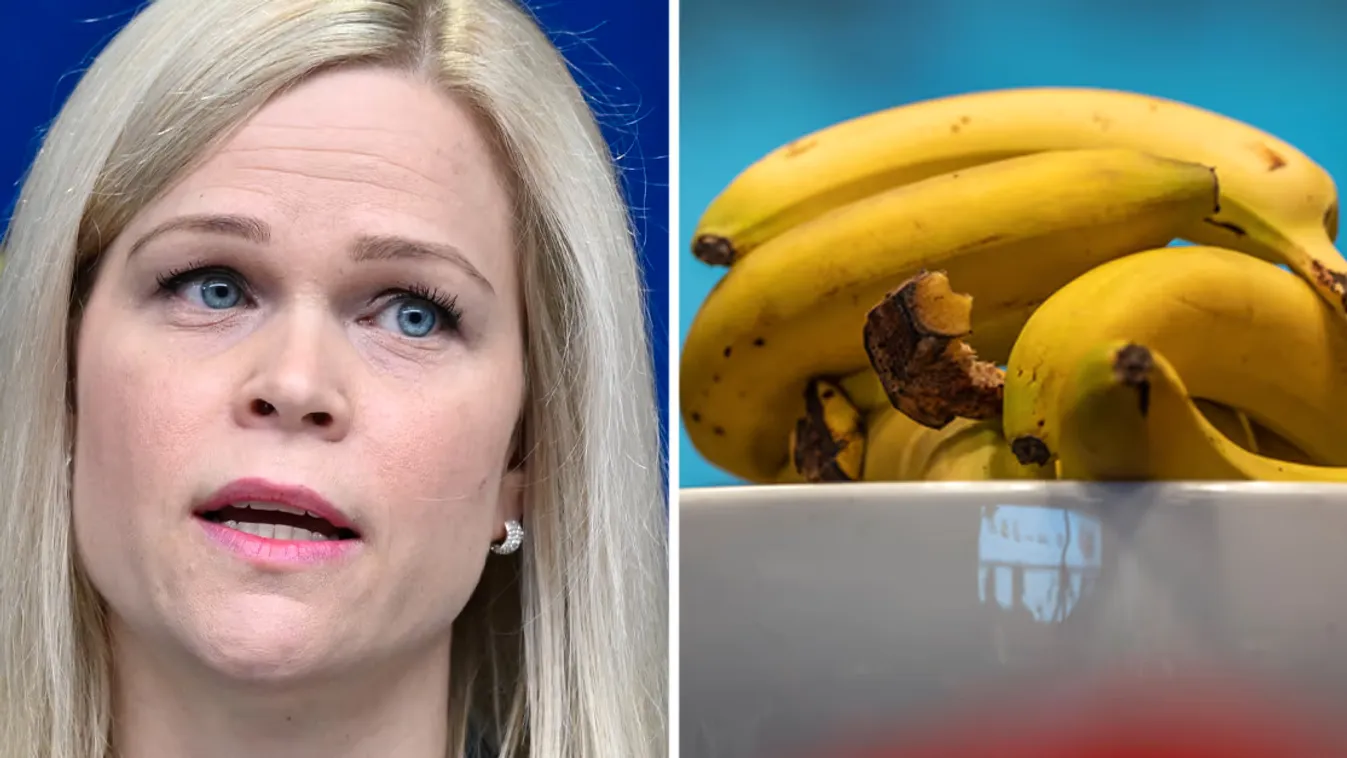 Banánfóbiája van egy svéd miniszternek, retteg a gyümölcstől