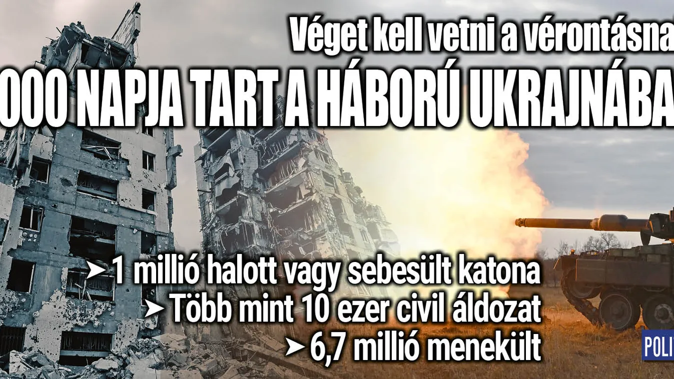 1000 napja tart a háború Ukrajnában