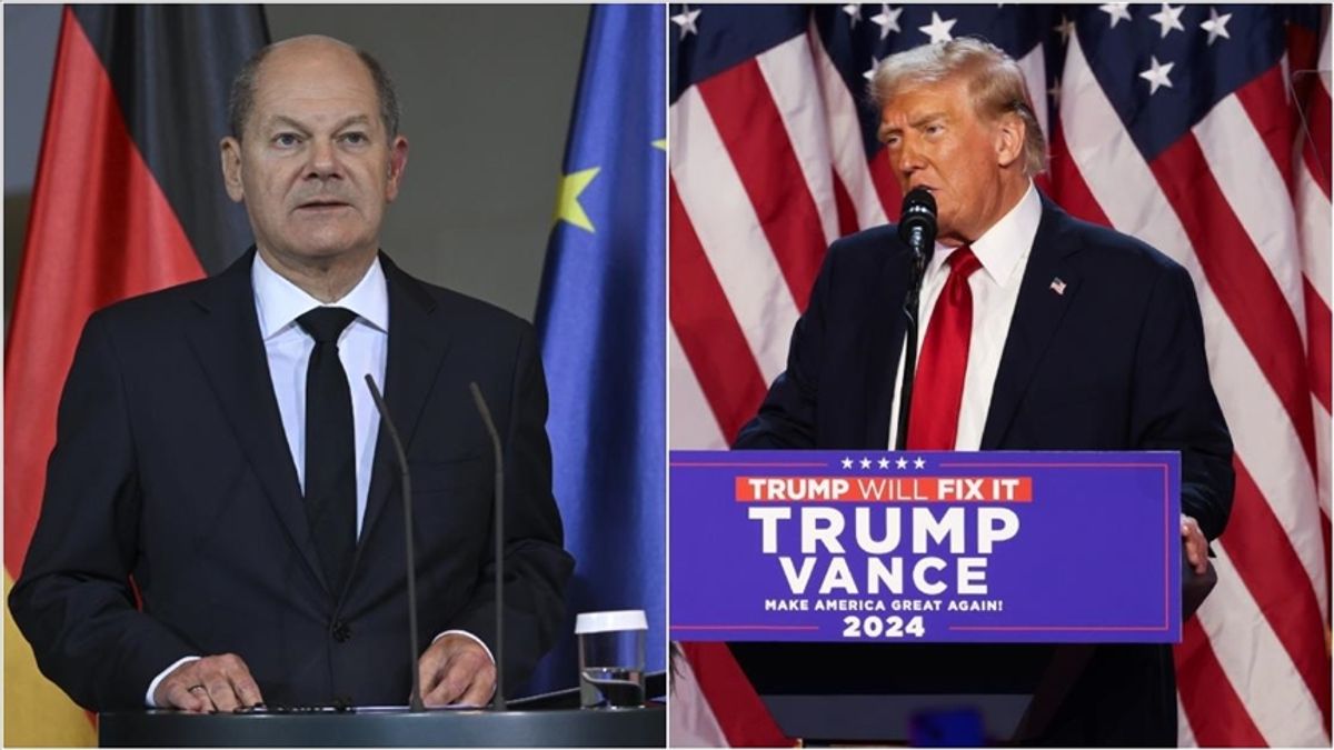 Már tárgyalt egymással Trump és Scholz kancellár